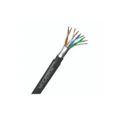 CABO LAN CAT.5E CMX F/UTP 4PX24AWG BLINDADO PRETO - 1000 M