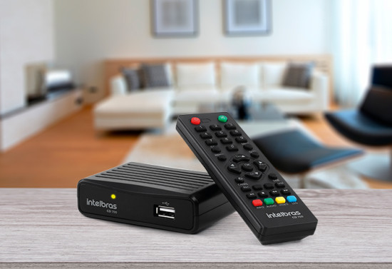 ANTENAS E CONVERSORES PARA TV INTELBRAS CONVERSOR DIGITAL PARA TV COM GRAVADOR CD 700