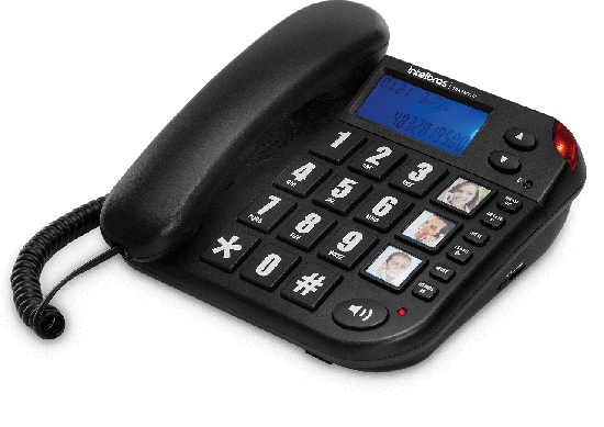 TELEFONES INTELBRAS COM FIO TOK FÁCIL ID