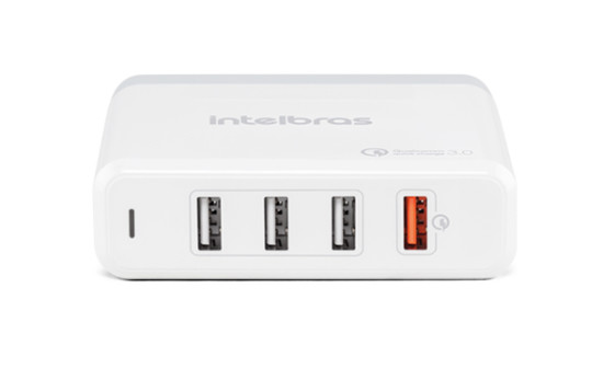 ACESSÓRIOS USB INTELBRAS ESTAÇÃO DE RECARGA COM 4 SAÍDAS EC 4 QUICK DESKTOP