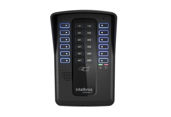 INTERFONIA INTELBRAS CENTRAL DE INTERFONIA COLETIVA COLLECTIVE 12