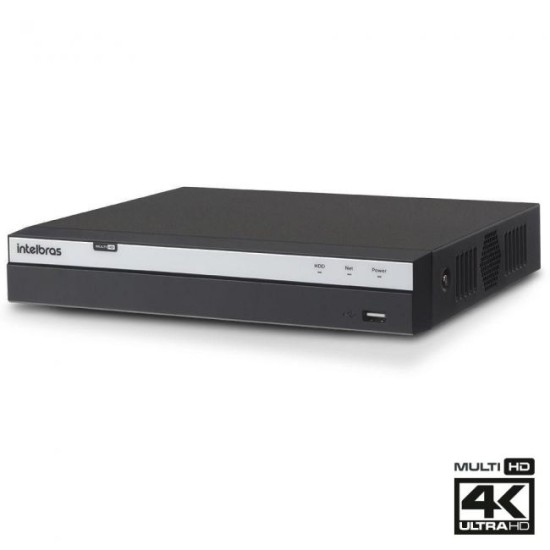 DVR Multi HD Intelbras MHDX 5108 4K Gravador Digital de Vídeo 8 Canais 4K