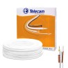 Cabo Para Câmeras Blindado RF 4mm Malha 80% Liga de Cobre + Bipolar Externo 100M - Telecam