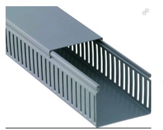 CANALETA 50X50 RECORTE FECHADO BEGE - DUTOPLAST