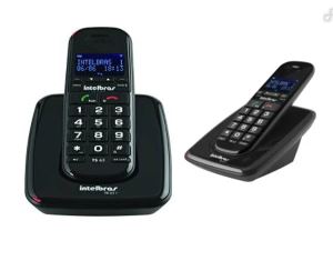 TELEFONE SEM FIO TS 63V PRETO - INTELBRAS