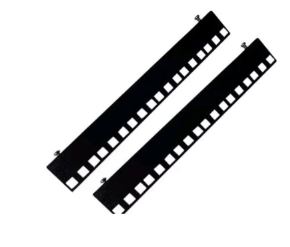 SEGUNDO PLANO P/ MINI RACK 8U PRETO - (DUAS PEÇAS) - WJ