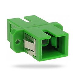Adaptador óptico Simplex Sc/apc (pcte 10pc) Verde
