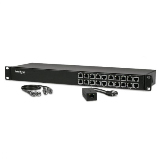 Power Balun Com Alimentação 16 Canais VBP A16C Intelbras