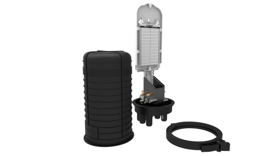 CAIXA DE EMENDA ÓPTICA PARA APLICAÇÃO AÉREA/SUBTERRÂNEA - FK-CEO-4M