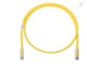 PATCH CORD CAT5E C/ BOOT 2,44M SLIM AMARELO AMP