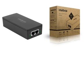 INJETOR POE 802.3AF/AT GIGABIT ETHERNET POE 200AT - INTELBRAS