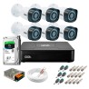 Kit Giga Security 6 Câmeras HD 720p GS0018 + DVR com HD 1TB Seagate + Acessórios