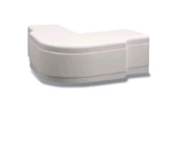 COTOVELO PLANO 90 GRAUS DEXSON 40X25CM BRANCA - SCHNEIDER