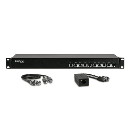 Power Balun Com Alimentação 8 Canais VBP A08C Intelbras