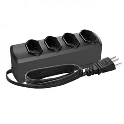 Extensão 1 Metro Com 4 Tomadas No Padrão Novo - Sts