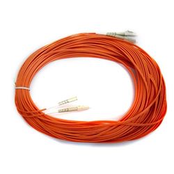 Cordão óptico Duplex (62,5) Multi Mode Lc/lc 20m