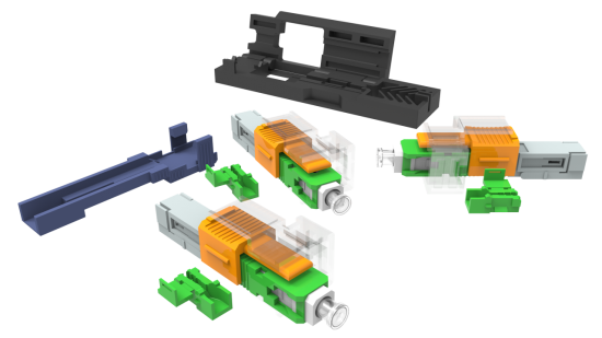 CONECTOR DE CAMPO EZ! CONNECTOR APC PARA CABOS FLAT