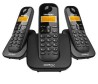 TELEFONE SEM FIO TS 3113 PRETO (BASE +2 RAMAIS) - INTELBRAS