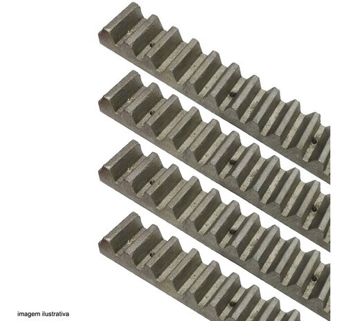 5PCS GOMO ROSSI CREMALHEIRA INDUSTRIAL ALUMÍNIO 25CM MOTOR ROSSI DZI M6 5 UNIDADES COM 25CM TOTAL 1,25MTS