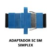 ACOPLADOR OPTICO SC SIMPLEX SM AZUL (RI)