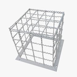 Grade Para Proteção De Câmera 20x20x20 Branco