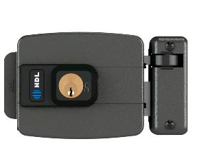 FECHADURA C90 ELETRICA CTRL - AD AJ RFID CINZA - HDL