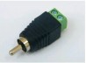 PLUG RCA MACHO COM BORNE - C/ 05 UNIDADES - FASGOLD