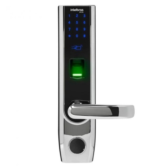Fechadura Digital Com Aplicativo de Controle de Acesso Bluetooth e Biometria FR 500 Intelbras