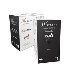 Cabo Lan Cat 6 U/utp Cm Azul Cx 305m