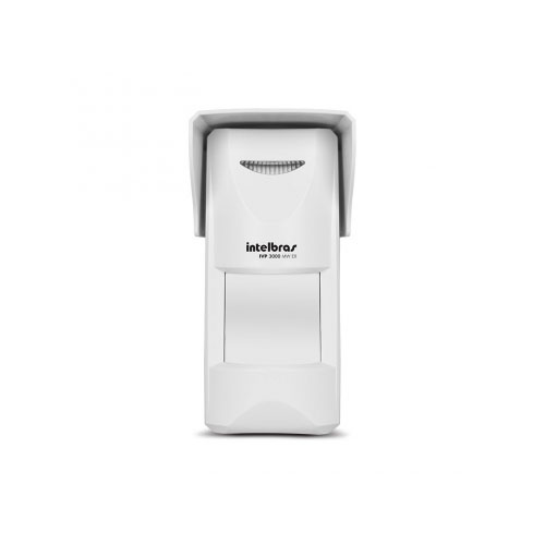 Sensor Externo de Presença Infravermelho IVP 3000 MW EX Intelbras Com Fio Passivo, 4 de IR e 5 de MW níveis de sensibilidade, Cobertura com ângulo de 110° e Alcance de 12m - PET 35 Kg