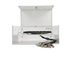 RACK MANAGER BOX MINI LIGHT MID HD TVI/CVI P/ 16 CANAIS BRANCO - M