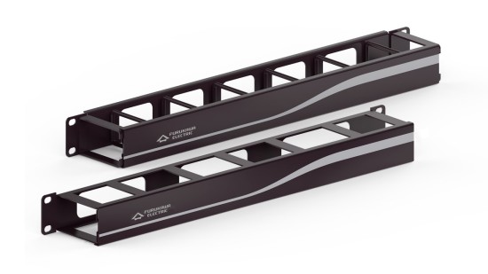 GUIA DE CABOS HORIZONTAL FECHADO 1U ALTA DENSIDADE