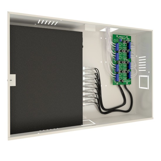 Rack Mini Orion HD 3000 16 Ch Com Fechadura Onix Security Organizador de Câmeras Até 2Mp Full HD 1080p Multi HD