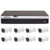 Kit 8 Câmeras de Segurança 4MP 2k Intelbras VHD 3430 B + DVR Intelbras 4K + Acessórios