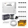 Kit Cerca Elétrica Completo P/ 120 Metros de Muro Central GCP 10000 Economy CR