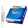 Cabo Coaxial T59 Com Tripolar 95% de Malha Condutor 100% Cobre Eletrolítico Telecam 100m