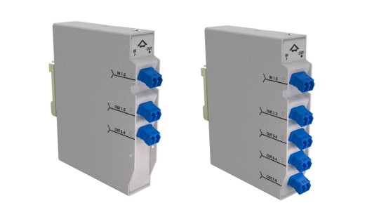 ....:SPLITTER ÓPTICO PARA TRILHO DIN