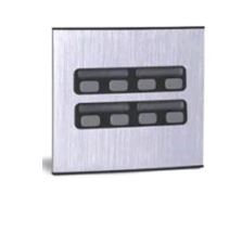 MÓDULO DUPLO HDL 08 BOTÕES ÚNICO MOD. 8U