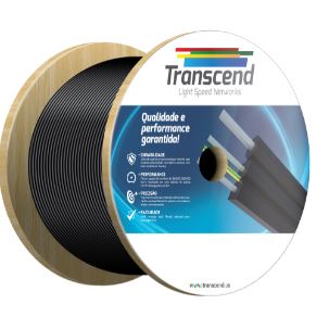 CABO FIBRA ÓTICA TRANSCEND DROP BLI A/B CM 01 FO CO LSZH BOBINA 1KM