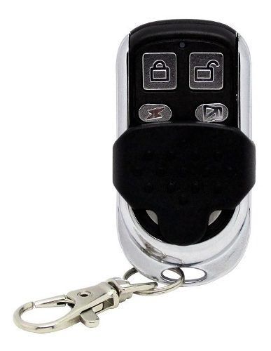 5PCS CONTROLE REMOTO ALARME PORTÃO 4 BOTOES CROMADO TX CROMO