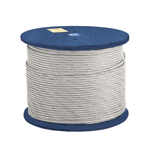 Bobina de Cabo de Aço Galvanizado 1,6mm P/ Cerca Elétrica - 500 Metros 29155