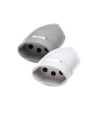 TOMADA DESMONTAVEL 2P+T ATE 20A/250V (A GRANEL - COR CINZA)