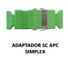 ADAPTADOR OPTICO SC (APC) SIMPLEX SM VERDE (RI) Disponível Tatuapé