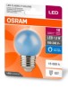 LED BOLINHA AZUL 1.2W 8lm BIV E27 - OSRAM