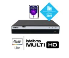 STAND ALONE MULTI-HD INTELBRAS MHDX 3108 C/HD 1TB GRAVAÇÃO EM 4M LITE 08 CANAIS