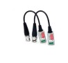 BALUN PAR TRANCADO AHD / HDCVI / HDTVI - COM RABICHO - CINZA - FAS