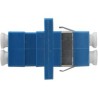 Adaptador óptico Duplex Sm Lc/lc Azul