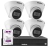Kit 4 Câmeras VIP 1020 D G2 + NVR Intelbras + HD 1TB para Armazenamento + App Grátis de Monitoramento, Câmeras HD 720p 20m Infravermelho de Visão Noturna Intelbras
