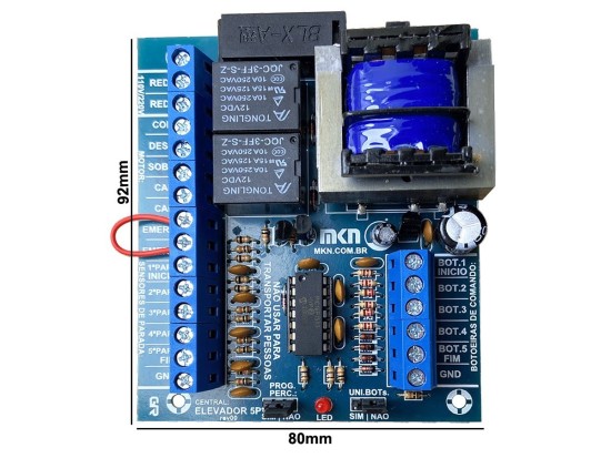 CENTRAL PARA ELEVADOR MONTA CARGA ROSSI 2 OU MAIS PARADAS
