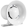 Sirene Branca Compacta de Alta Potência, 116Db, 12v